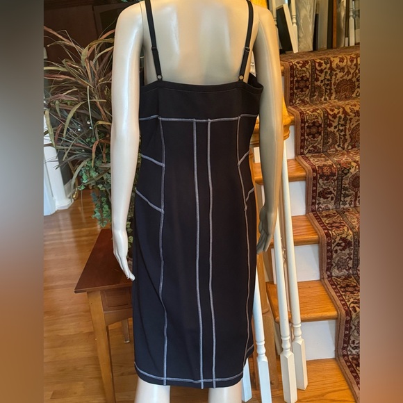 14 MODA International Black Dress Bodycon Fitted Outfit - Picture 3 of 8